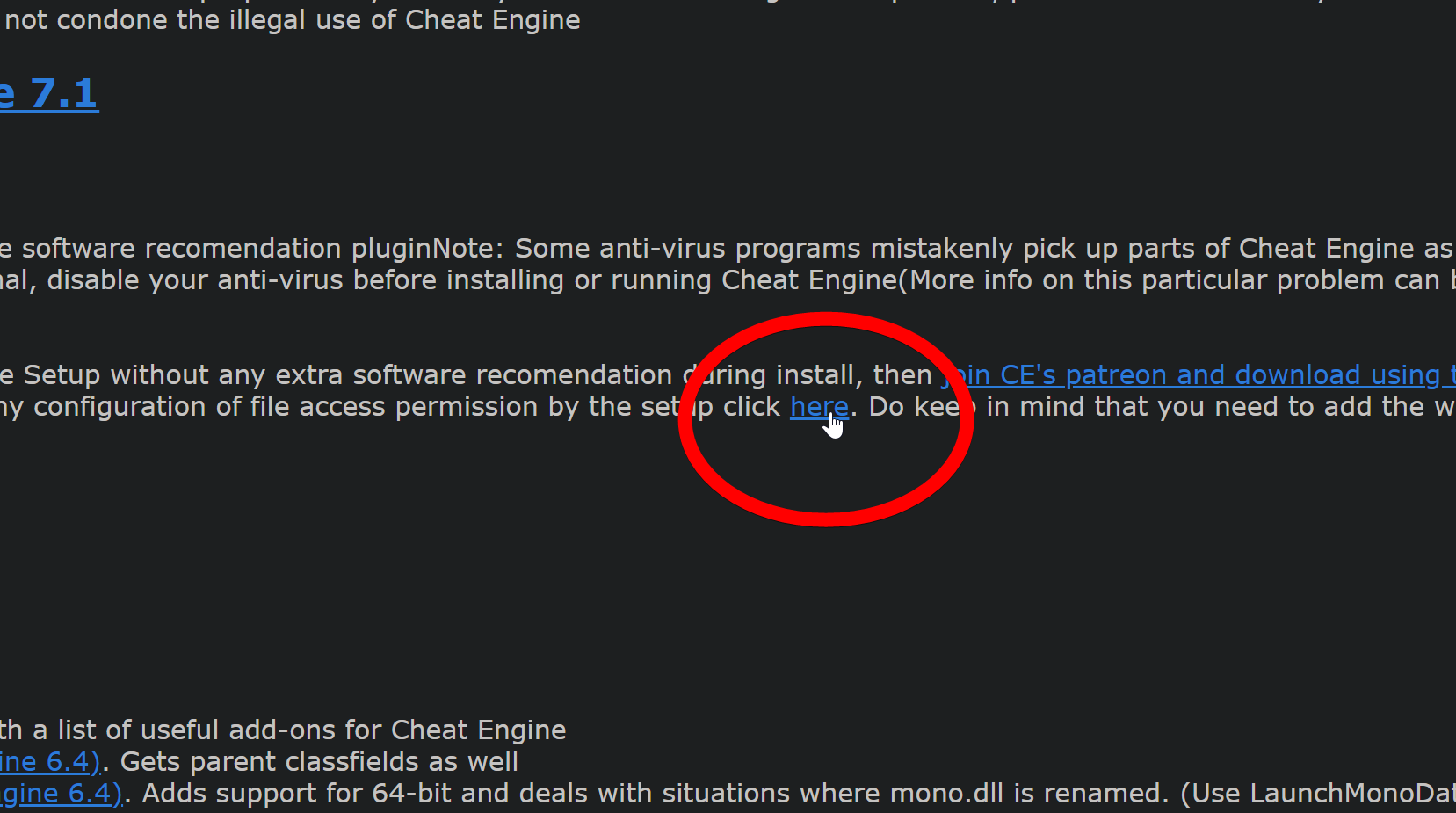 Cheat Engine :: View topic - error occurred while isntalling CheatEngine:  ce now malware?